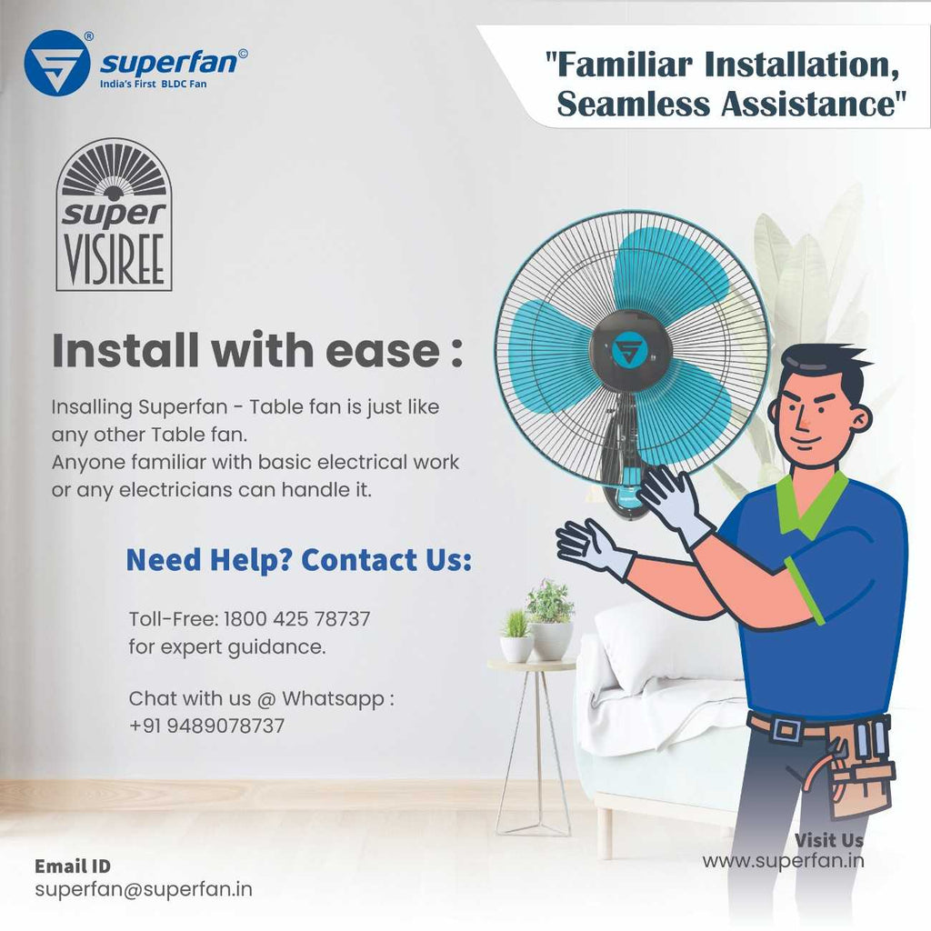 Superfan Super Visiree - Wall Fan